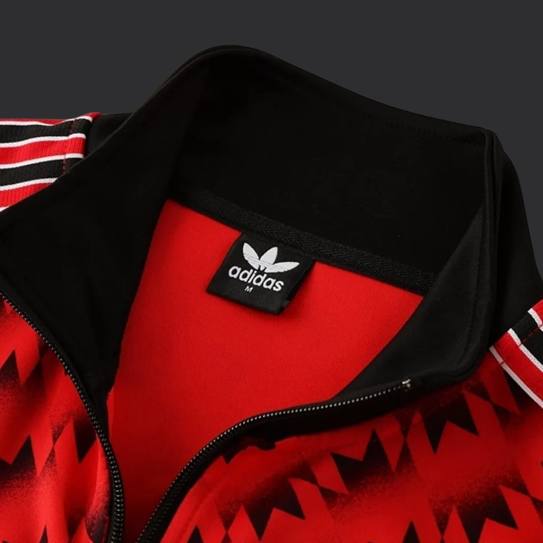 MNU Red-Black Retro Jacket