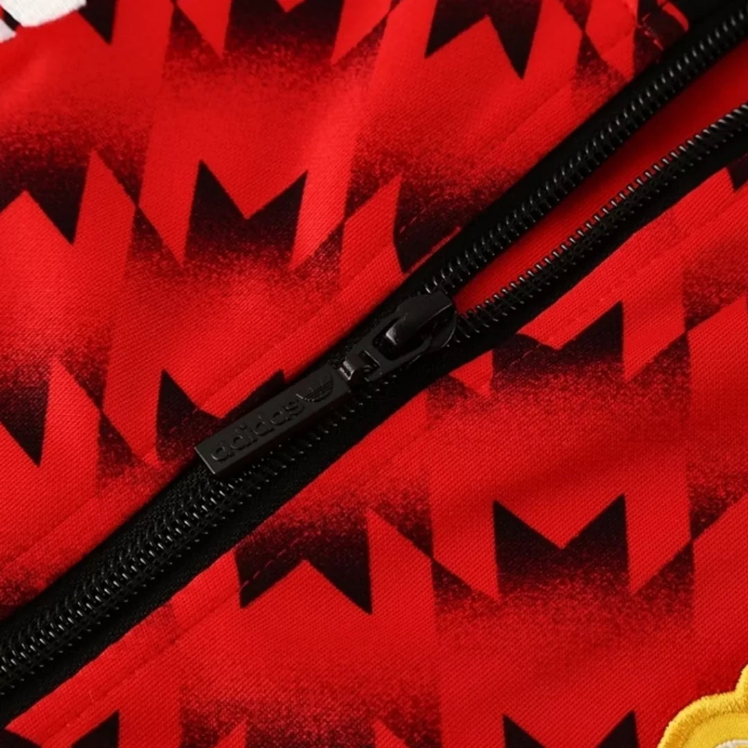 MNU Red-Black Retro Jacket