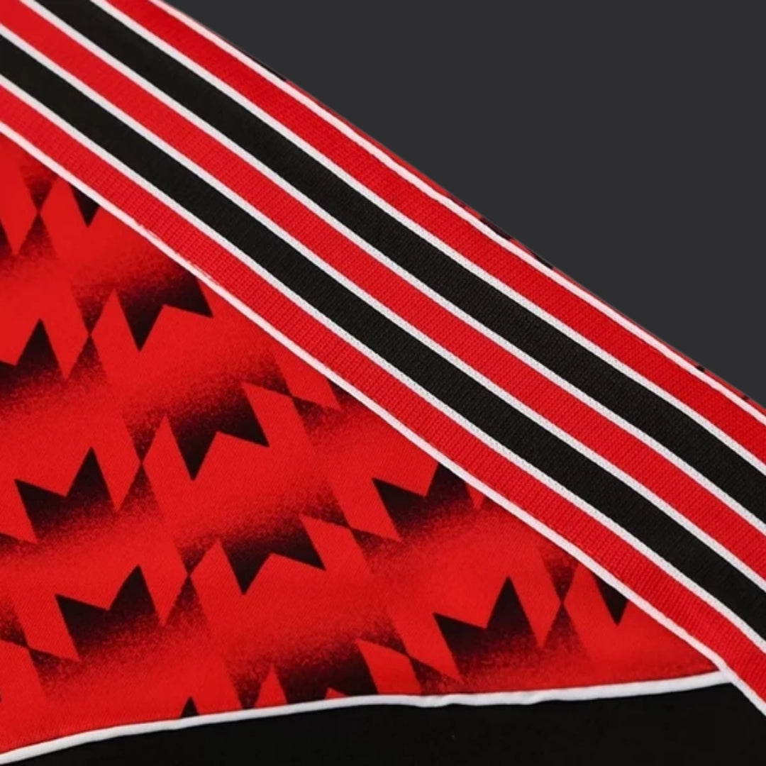 MNU Red-Black Retro Jacket