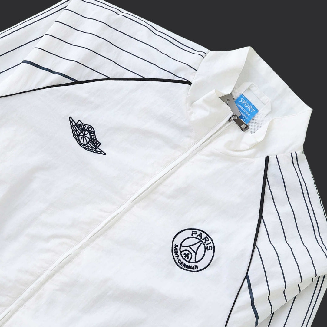 PSG x JOR White Windbreaker