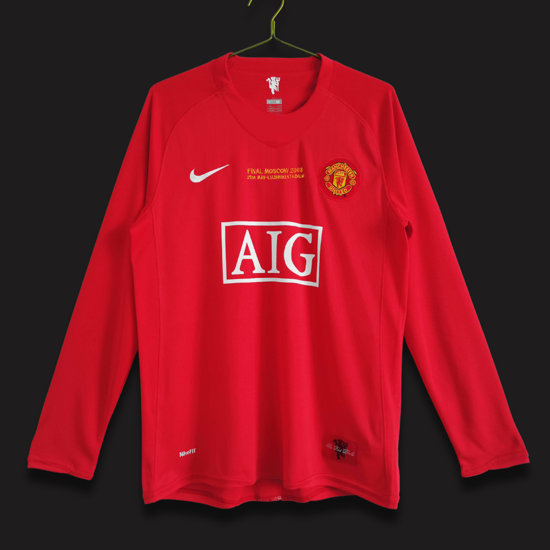 MNU Home Full Sleeves 2007-08 Retro ( Red )