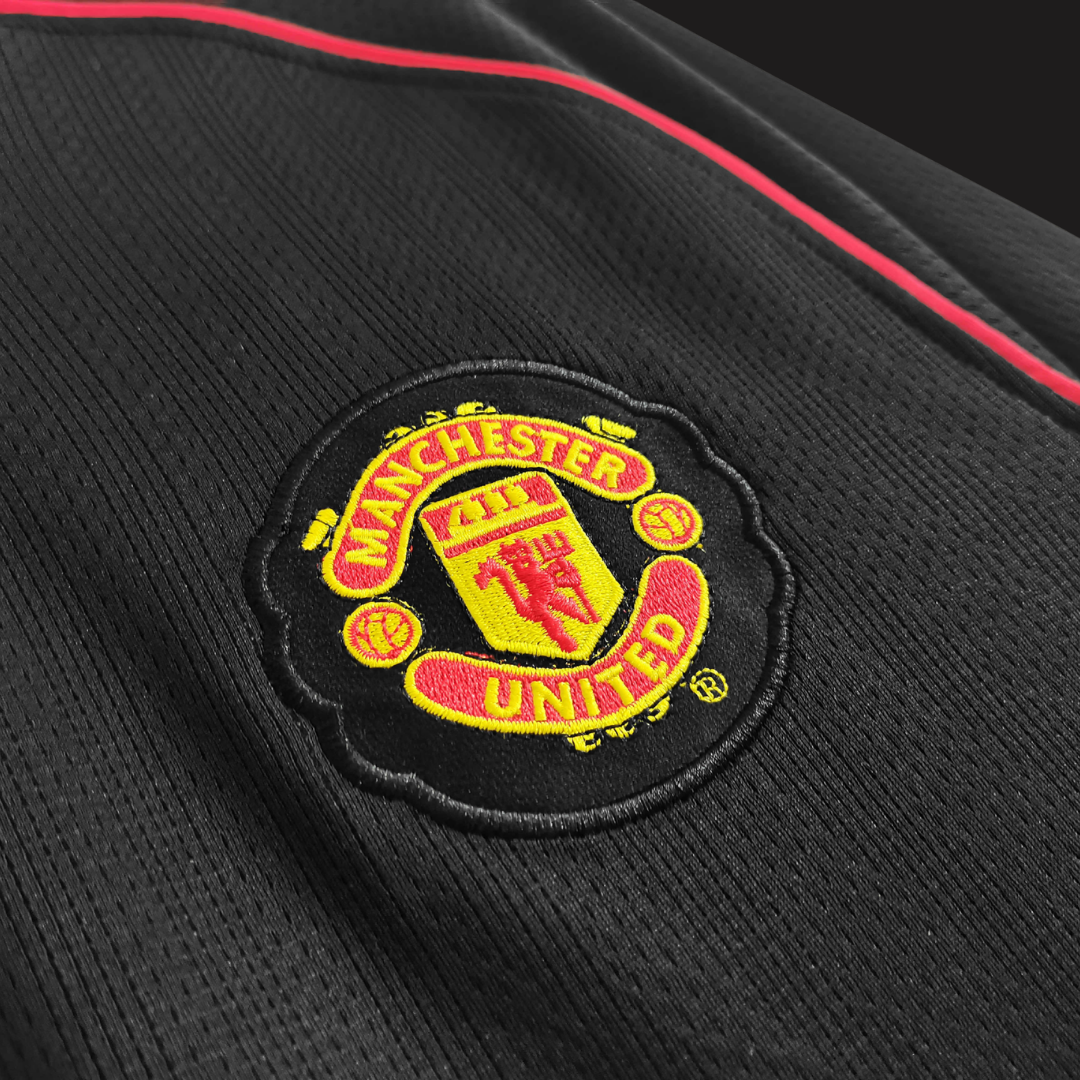 MNU Away Full Sleeves 2007-08 Retro ( Black )