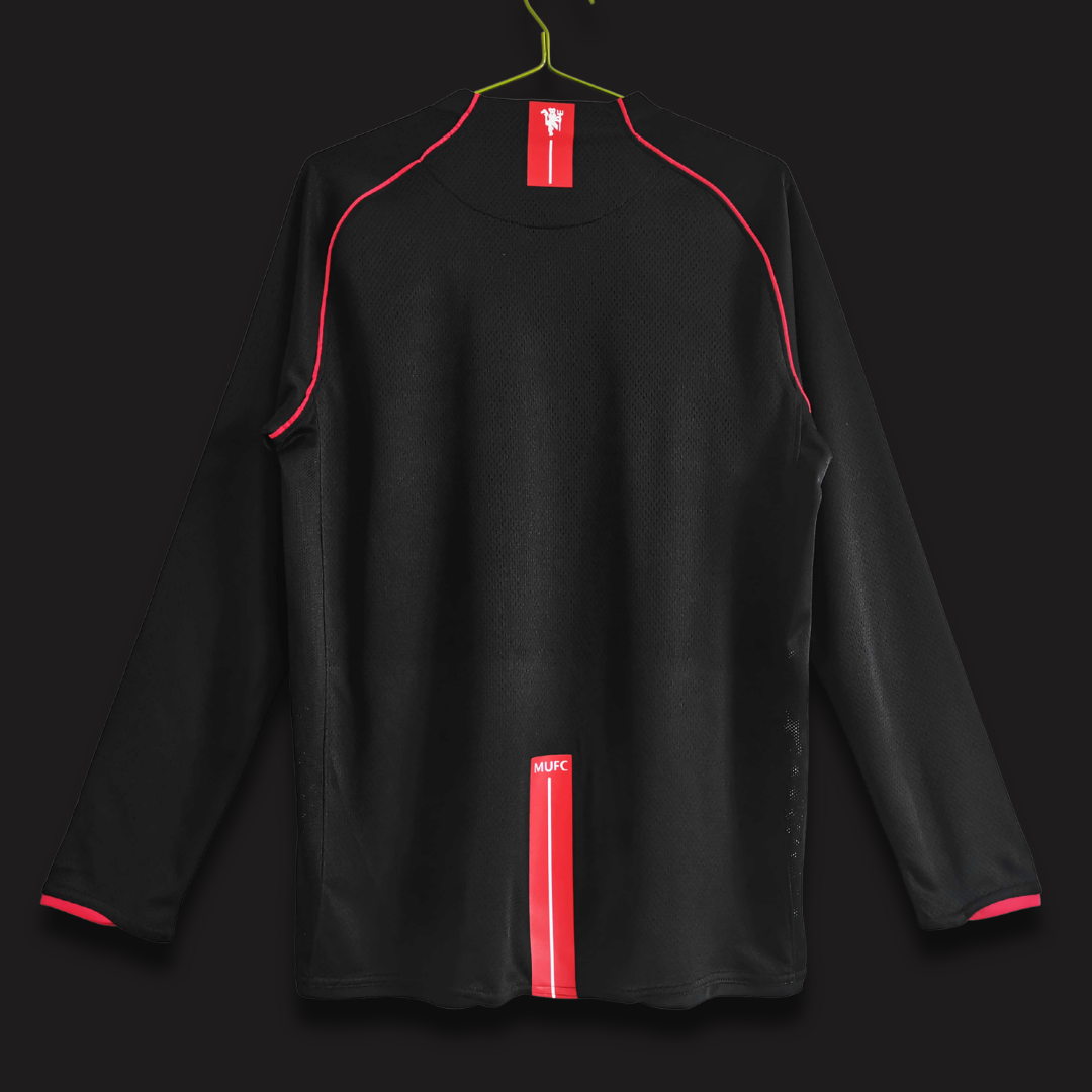 MNU Away Full Sleeves 2007-08 Retro ( Black )