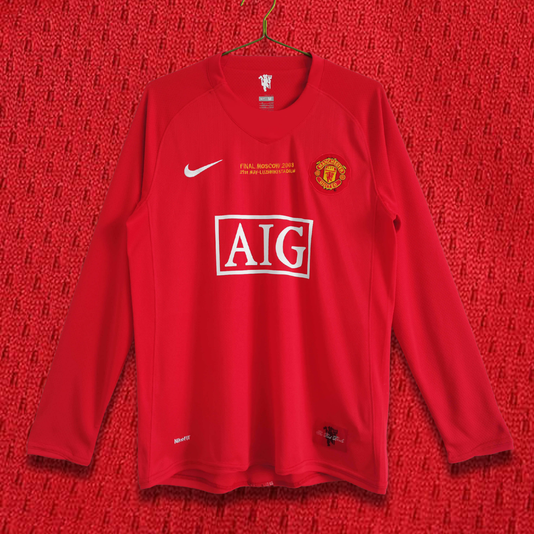 MNU Home Full Sleeves 2007-08 Retro ( Red )